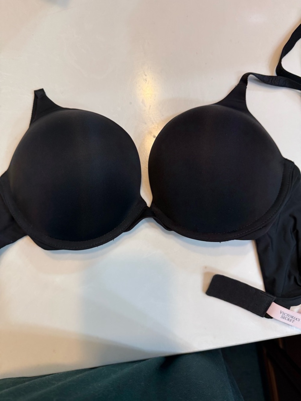 Victoria's Secret Black T-Shirt Bra-adds two cup sizes